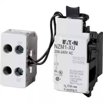 Eaton zemsprieguma atbrīvotājs ar sānu montāžas spailu bloku NZM1 automātslēdžiem (259442)