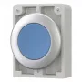 Eaton M30C-FDR-B RMQ-Titan plakans apaļš hromēts zils spiedpogas aktuaturs, 30,5 mm, momentāns 182947