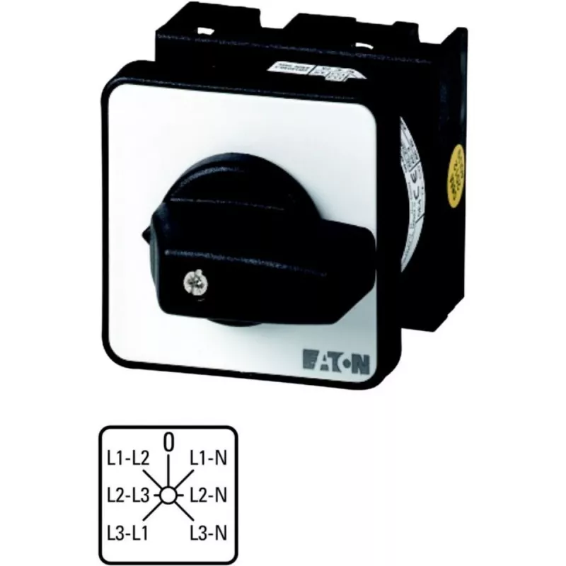 Eaton T0-3-8007/E 3 polu pārslēgslēdzis, ON-OFF, 20A, melns/pelēks