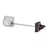 Eaton NZM2-XS-L rotējošais rokturis, garais, bloķējams OFF stāvoklī, IP66, melns 266642
