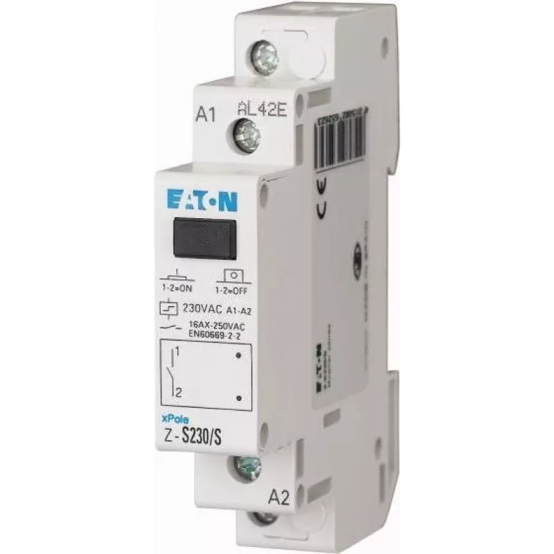 Eaton Z-S230/S Mini kontaktor 2NO 230V AC 20A DIN sliedei 265262