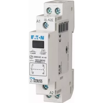 Eaton Z-S230/SS modulārais kontaktors 2NO 20A 230V AC balts 265271