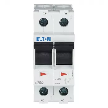 Eaton 2 polu galvenais slēdzis 20 A 230 V pelēks 276259