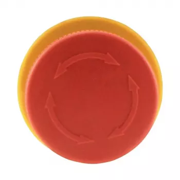 Eaton M22-PVT30 avārijas apstādināšanas pogas aktuators, ar vilkšanu atbrīvojams, sarkana sēņveida galva, 38 mm, IP65/IP66/IP69 197536