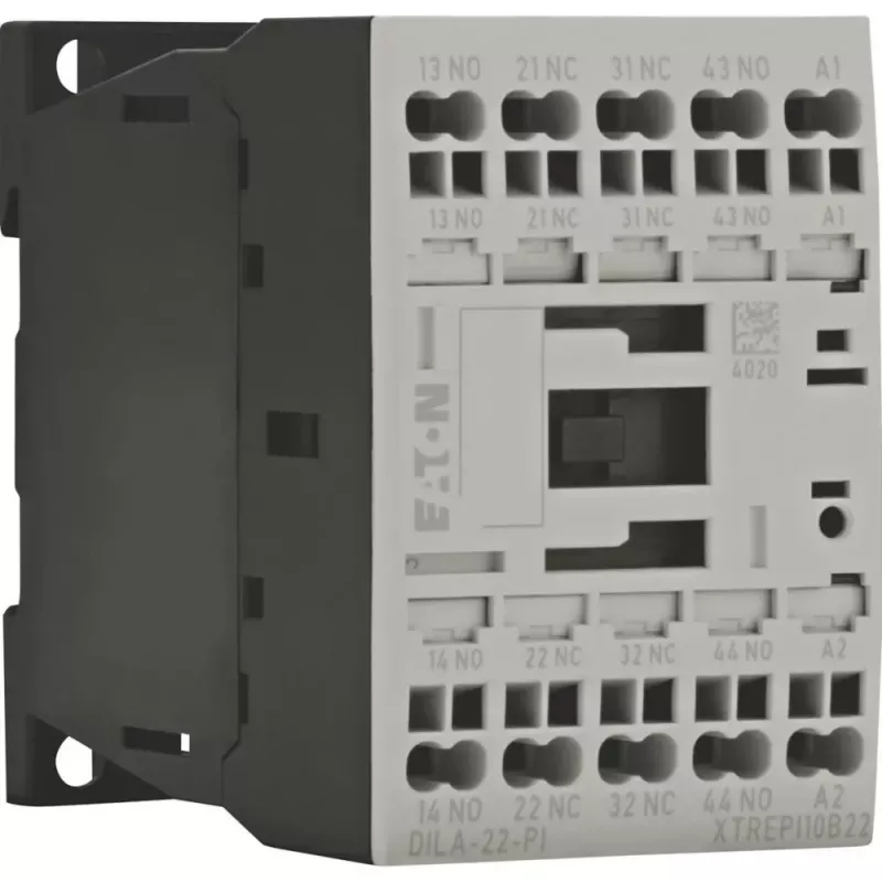EATON DILA-22(24VDC)-PI palīgkontaktors, 24 V DC spole, 2NO+2NC, push-in spailes 199218