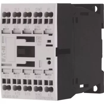 Eaton DILM12-10 Kontaktors, 3 polu, 1 NO palīgkontakts, 230 V AC spole, 12 A, 5,5 kW 199239