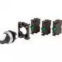 Eaton M22-WRK-3K10-BVP pārslēgs, 3 pozīcijas, fiksējošs, melns rokturis, plastmasas priekšējais gredzens 110923