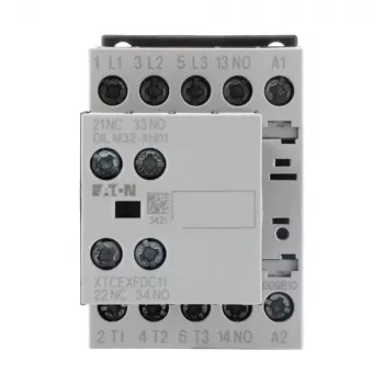 Eaton DILM9-21 jaudas kontaktors, 3 polu, 4kW 400V AC, spole 230V 50Hz, 2NO+1NC, 276760