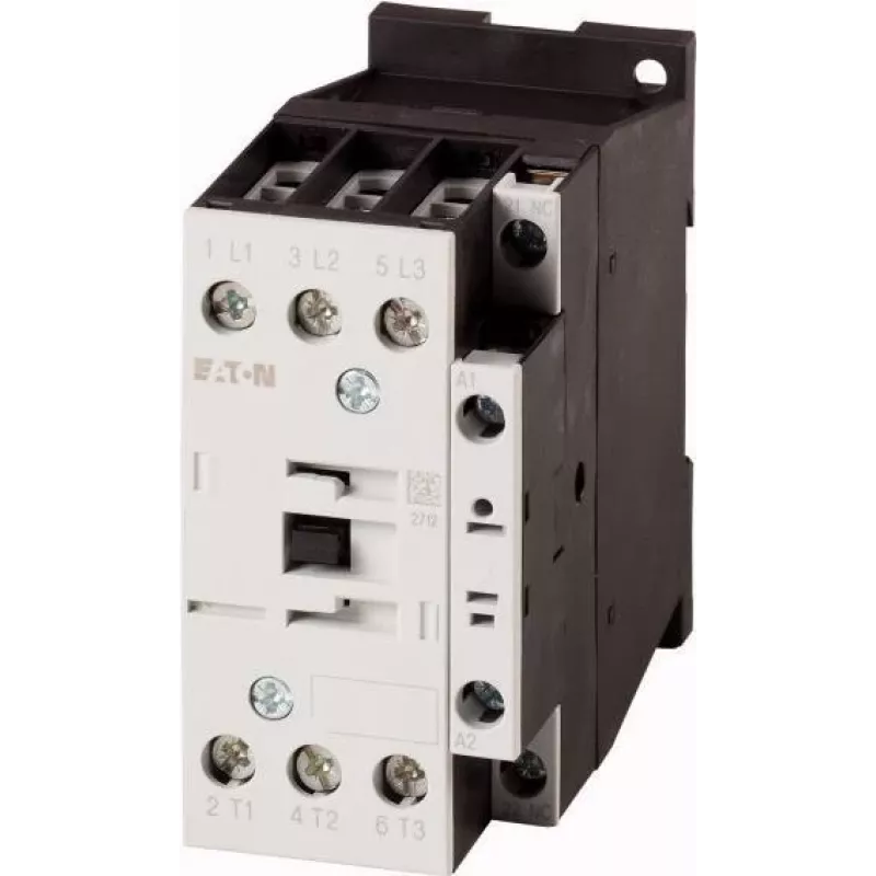 Eaton DILM17-01(RDC24) jaudas kontaktors, 3 polu, 17 A AC-3, 24 V DC spole, 1 NC 277050
