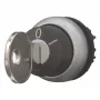 Eaton M22-WRS-MS10 atslēgas selektors, 2 pozīcijas, melns/titāns, 22,5 mm 111775