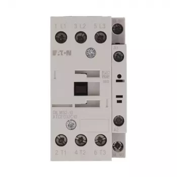 Eaton DILM32-10 24V 50Hz trīspolu kontaktors, 32A, 1NO+1NC, skrūvju spailes, DIN sliedei 277247