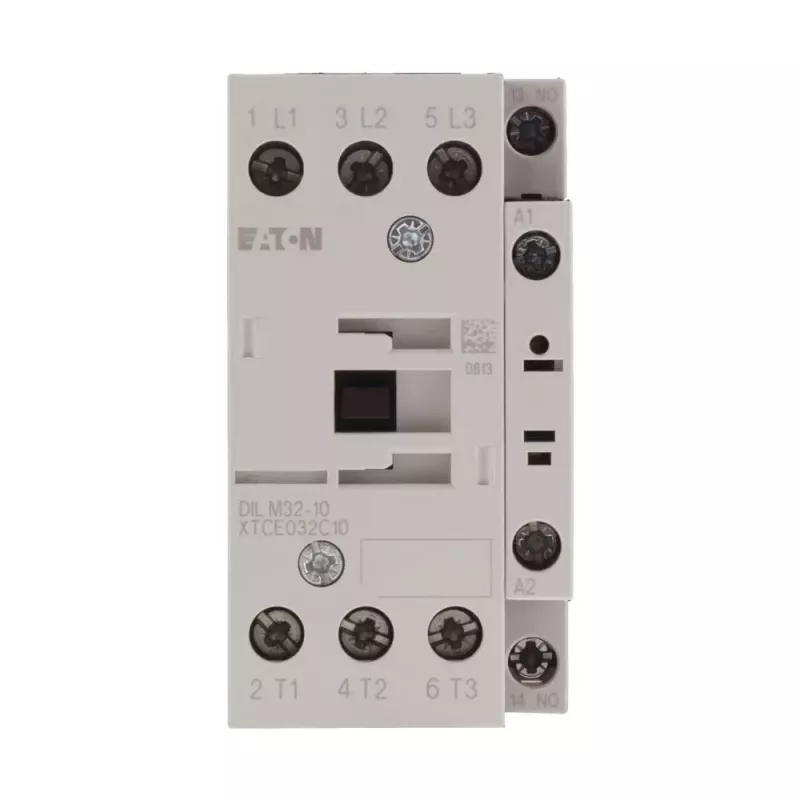 Eaton DILM32-10 24V 50Hz trīspolu kontaktors, 32A, 1NO+1NC, skrūvju spailes, DIN sliedei 277247