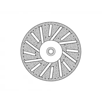 Donau Elektronik 1646 dimanta griešanas disks 22 mm metālam, stiklam, epoksīdam, 1 gab.
