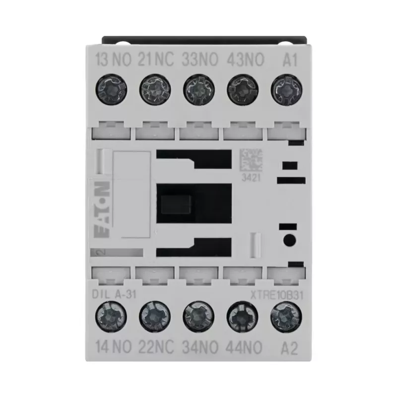 Eaton DILA-31 palīgkontaktors 24 VDC 3 NO + 1 NC skrūvju spailes 1,6 kW