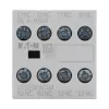 Eaton DILA-XHI04 palīgkontaktu bloks, 4 polu, 2NO+2NC, priekšējā montāža, skrūvju spailes, melns/balts 276424