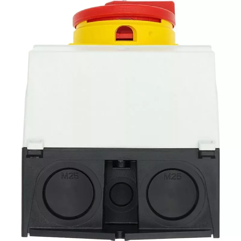 Eaton T3-3-8342/I2/SVB 6 polu galvenais slēdzis, 32 A, sarkans/dzeltens 207208