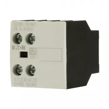 Eaton DILA-XHI20 palīgkontaktu bloks, 45 mm platums, melns/balts, -25 līdz 60 °C 276422