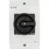 Eaton T3-4-15682/I2/SVB-SW 6 polu kameru slēdzis, 32 A, 690 V AC, iestrādājams, melns rokturis/balta priekšplāksne 207211