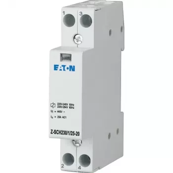 Eaton Z-SCH230/1/25-20 modulārais kontaktors, 230V AC spole, 25A, 2 NO, 1 modulis 120853