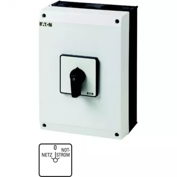 Eaton T5-4-8902/I5 4-polų pagrindinis jungiklis 63 A, juodas/baltas 207214