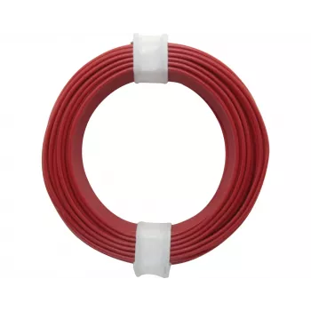 Donau Elektronik 118-0 savīta montāžas stieple 1 x 0,14 mm² sarkana 10 m