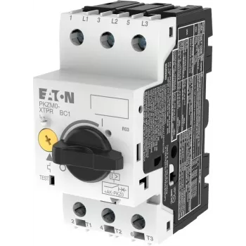 Eaton PKZM0-12 motoru aizsardzības automātslēdzis, 12 A, rotējošais slēdzis, 3 polu 278486