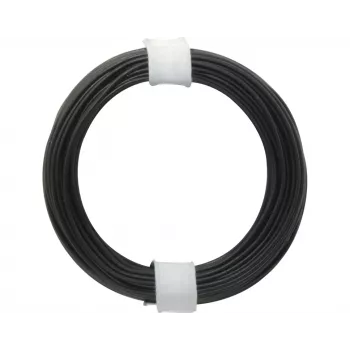 Donau Elektronik 118-1 savīta vadu 1 x 0,14 mm² melns 10 m