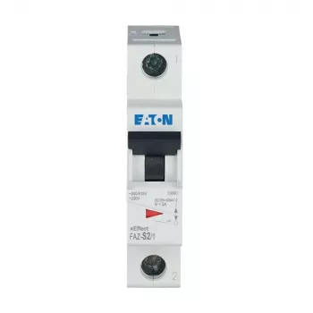 Eaton FAZ-S2/1 miniatūrais automātiskais slēdzis, 2 polu, 1 A, tips S, 10 kA, 278607