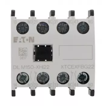 Eaton DILM150-XHI22 palīgkontaaktu bloks, 2NO+2NC, priekšējā montāža, skrūvju spailes 277950