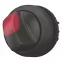 Eaton M22S-WLKV-R selektora slēdža izpildmehānisms, 2 pozīciju fiksējošs, melns rokturis, plastmasas priekšējais gredzens 284399