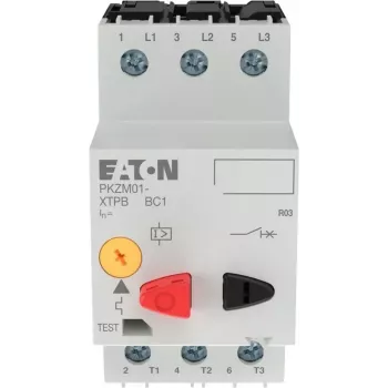 EATON PKZM01-4 motoru aizsardzības automāts 4A 3-poliem ar pogu 278482