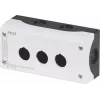 Eaton M22-IY1 dzeltena tukša korpusa ietvara, 1 montāžas vieta, pamatnes montāža, 80 x 72 x 56 mm, IP66, IK08 216536
