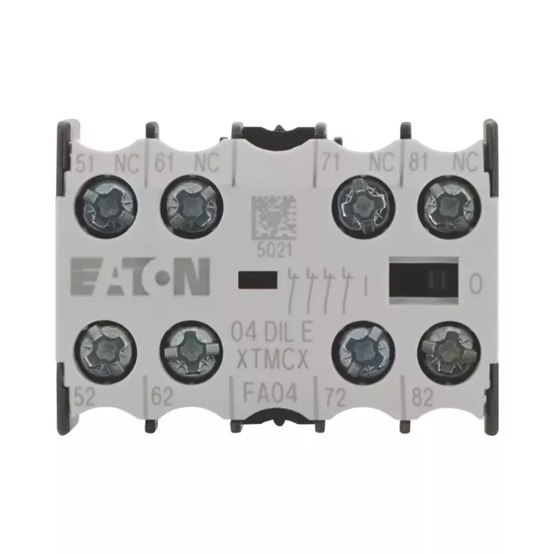 EATON 04DILE palīgkontaktu bloks, 4 NC, ar pozitīvo vadību, priekšējā montāža, DILM7-DILM38 kontaktorim 010256