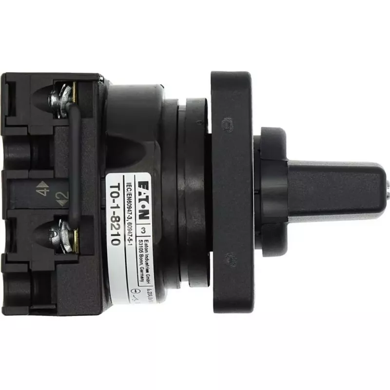 Eaton T0-1-8210/E pārslēgslēdzis 1-polārs melns metālisks 012742