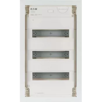 Eaton KLV-36UPP-F Iebūvējams sadales skapis, 36 moduļu vienības, 3 rindas, caurspīdīgas tonētas durvis, balts 178802