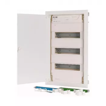 Eaton KLV-36UPP-F Iebūvējams sadales skapis, 36 moduļu vienības, 3 rindas, caurspīdīgas tonētas durvis, balts 178802