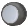 Eaton M22S-DL-W uzspiedējpogas aktulators, momentāns, plakans, balta poga, melns ietvars, 22,5 mm 216924