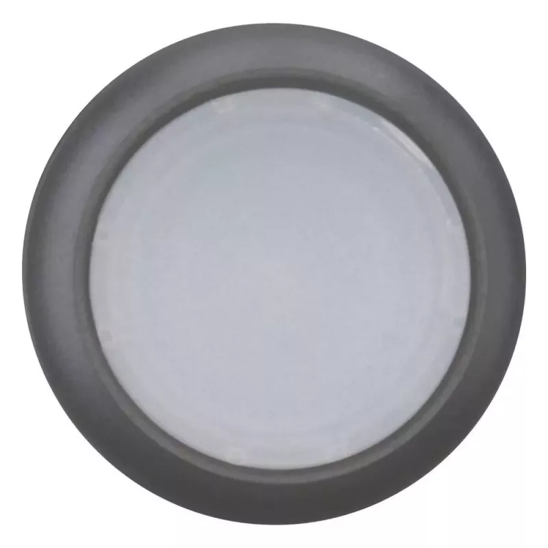 Eaton M22S-DL-W uzspiedējpogas aktulators, momentāns, plakans, balta poga, melns ietvars, 22,5 mm 216924