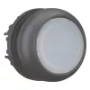 Eaton M22S-DL-W uzspiedējpogas aktulators, momentāns, plakans, balta poga, melns ietvars, 22,5 mm 216924