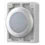 Eaton RMQ-Titan plakans apaļš indikatora luktura galviņa, balta lēca, hromēts ietvars, M30C-FL-W 183287
