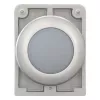 Eaton RMQ-Titan plakans apaļš indikatora luktura galviņa, balta lēca, hromēts ietvars, M30C-FL-W 183287