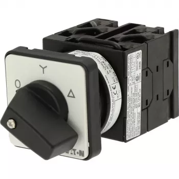 Eaton T0-4-8410/E Kumulatīvais slēdzis 3-polu 20A 690V 4-pozīciju melns 024604