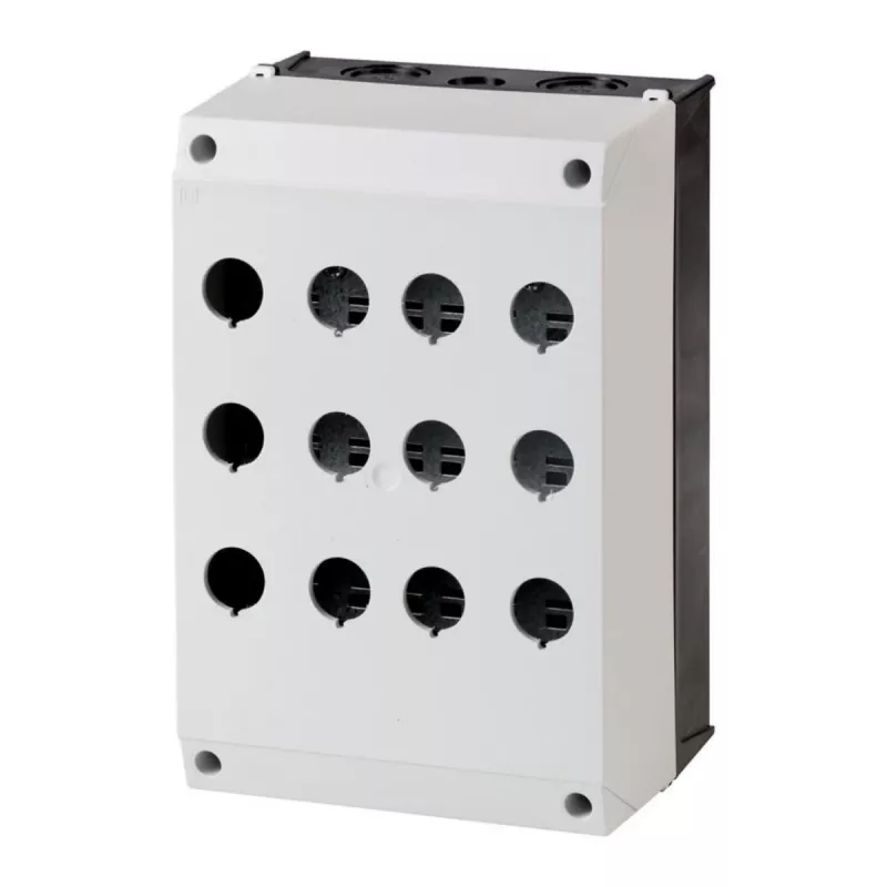 Eaton M22-I12 virsmas montāžas korpuss, 1 vadības punkts, pelēka plastmasa, IP66/IP67/IP69K 222688