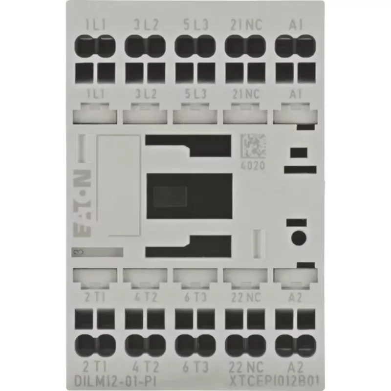 EATON DILM12-01 24V DC kontactors, 3 polu, 12 A, 1 NO palīgkontakts 199248