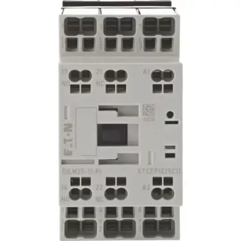 Eaton DILM25-11(RDC24)-PI Kontaktors, 3 N/O galvenie kontakti, 24 V DC spole, 25 A, 11 kW 199288