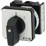 Eaton T0-1-15402/E 2-polų kumštelinis jungiklis, 20A, 690V AC, IP65, juodas 053092