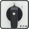 Eaton T0-1-15402/E 2-polų kumštelinis jungiklis, 20A, 690V AC, IP65, juodas 053092