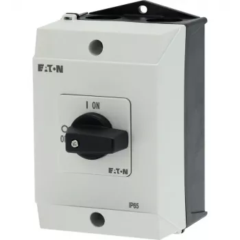 Eaton T0-2-1/I1 3 polu pārslēgslēdzis, 20A, IP65, pelēks/melns 207081