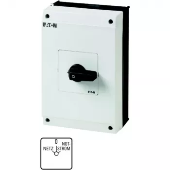Eaton T5B-4-8902/I4 4 polu kameru slēdzis, 20 A, 690 V AC, melns/balts 207237