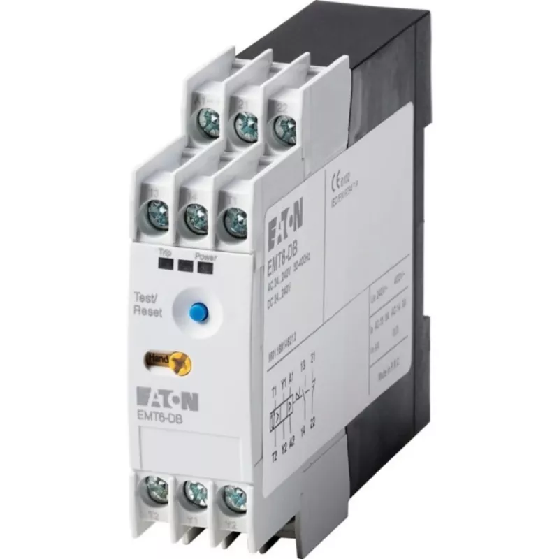 Eaton EMT6-DBK termistora motora aizsardzības relejs, 24-240V AC/DC, 1NO+1NC 066168